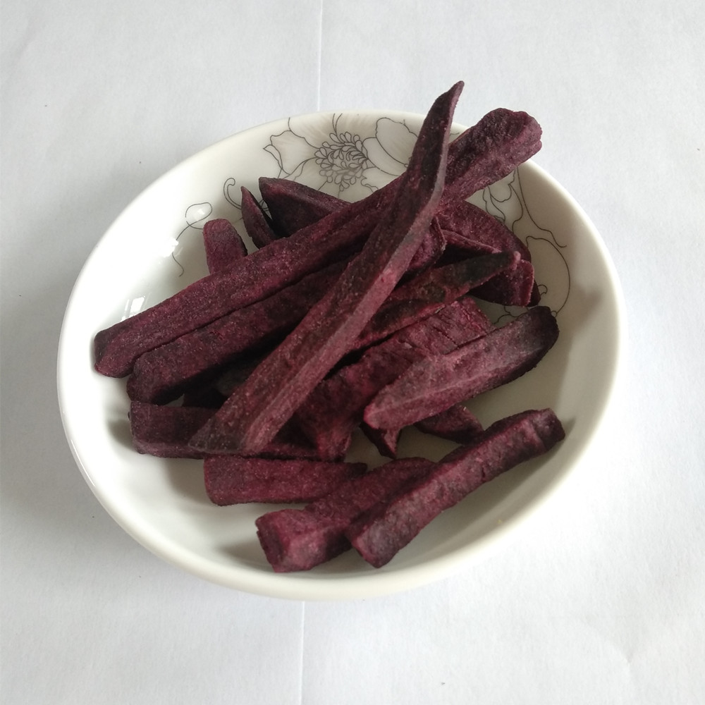 Fried Purple Sweet Potato Chips